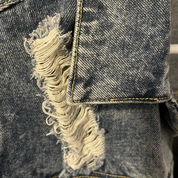 Flintstones Blue Botton up Denim jean jacket - Picture 9 of 9